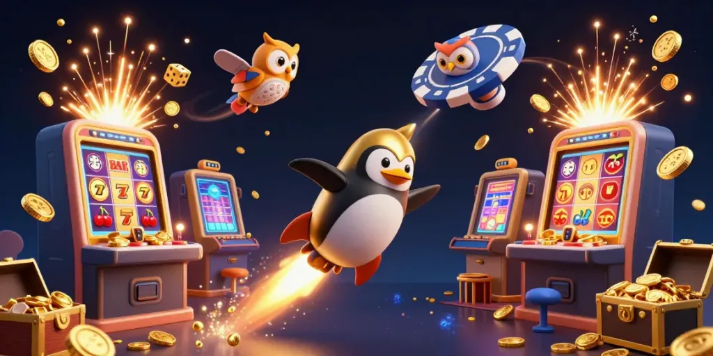 Experience Chắn Sunwin with a vibrant 3D scene showcasing exciting casino elements and dynamic gameplay.