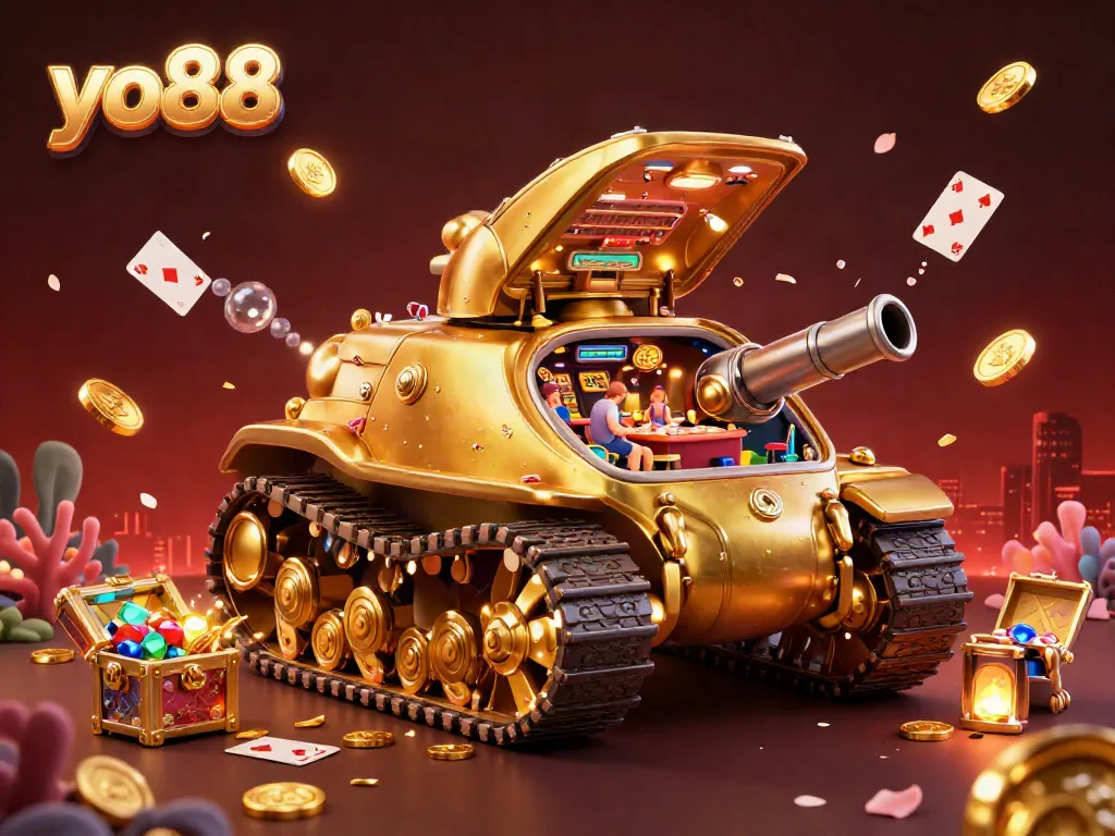 Engage with the yo88 vibrant casino experience through a golden beetle tank bursting with excitement and prizes.