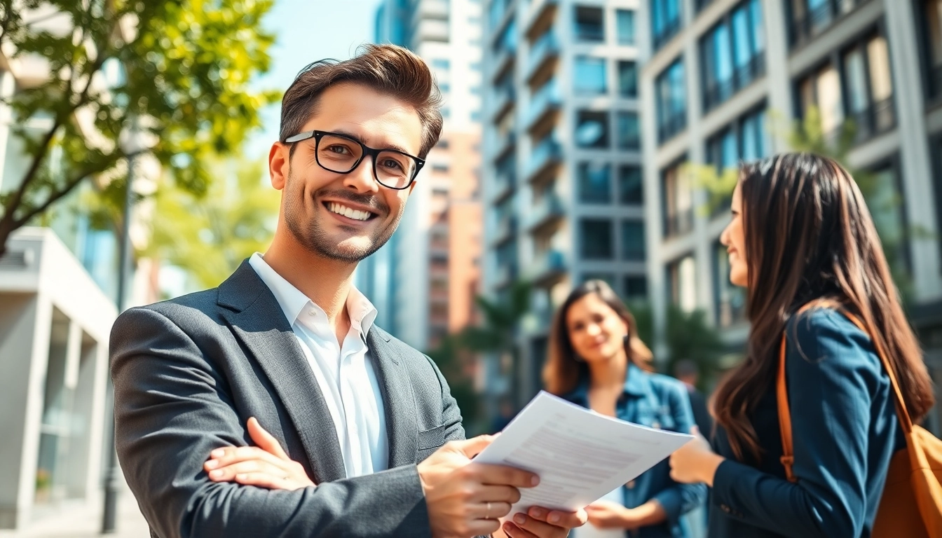 Immobilienmakler Frankfurt Eckenheim berät Kunden in einer modernen Umgebung.