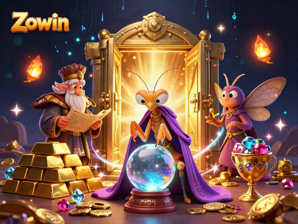 Engage in thrilling gameplay at Zowin, where riches await with vibrant gems and gold.