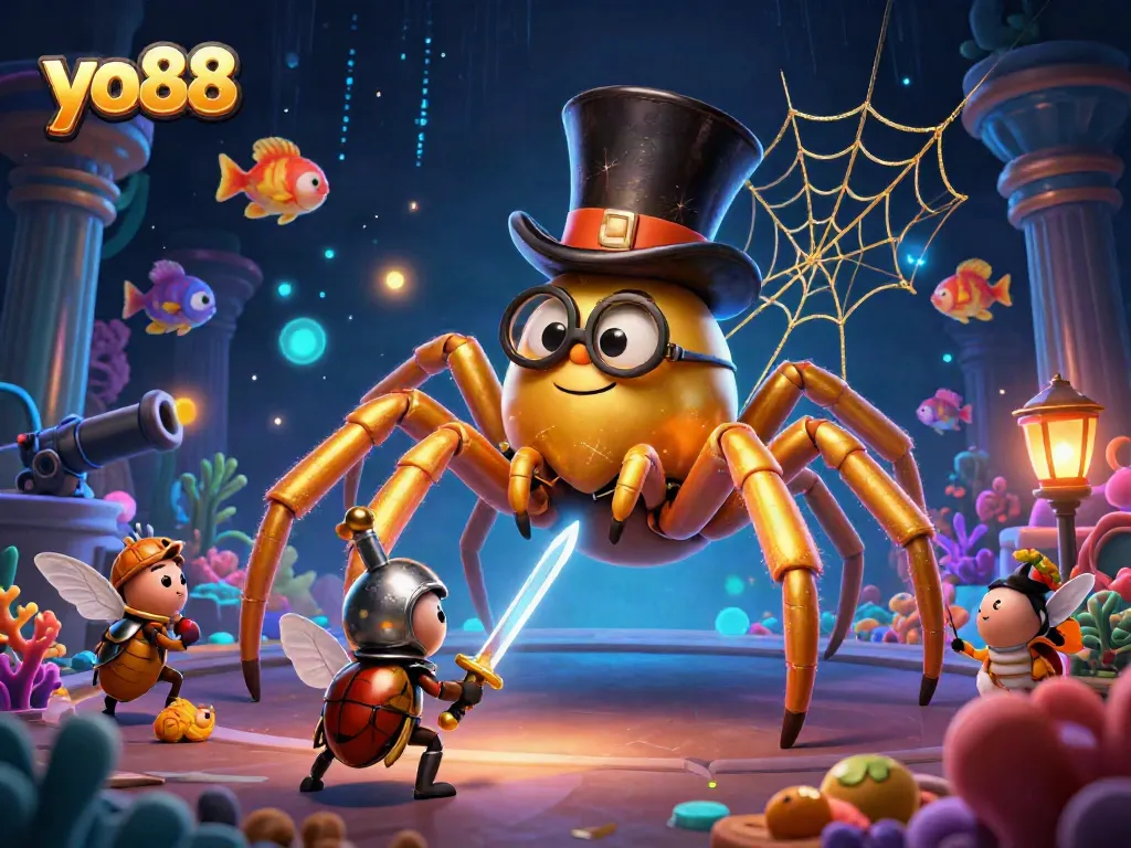 Engage in thrilling fish shooting action at yo88, featuring vibrant sea creatures and dynamic gameplay elements.