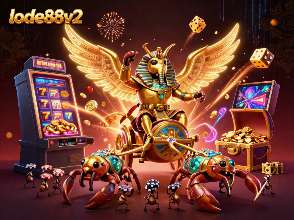 Experience exciting gameplay at lode88v2 with dynamic slot machine jackpots and vibrant casino elements.