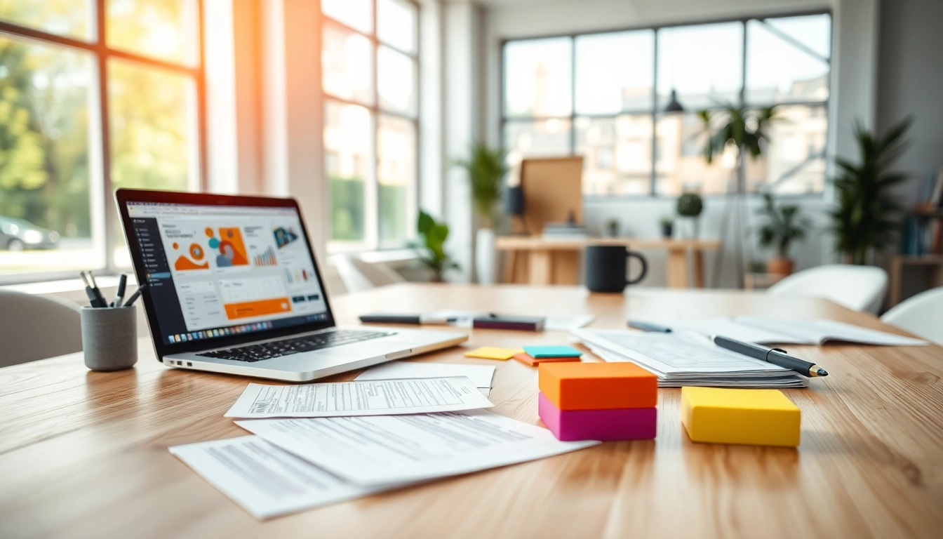 Nutzen Sie Microsoft Office 2024 Mac Vollpaket in einer modernen Büroumgebung für maximale Produktivität.