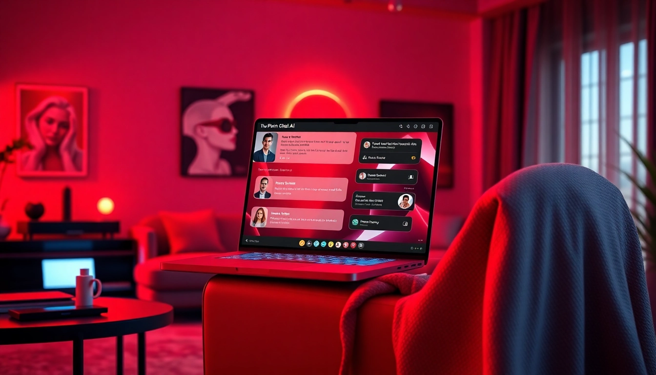 Engaging porn chat AI experience in a modern digital space