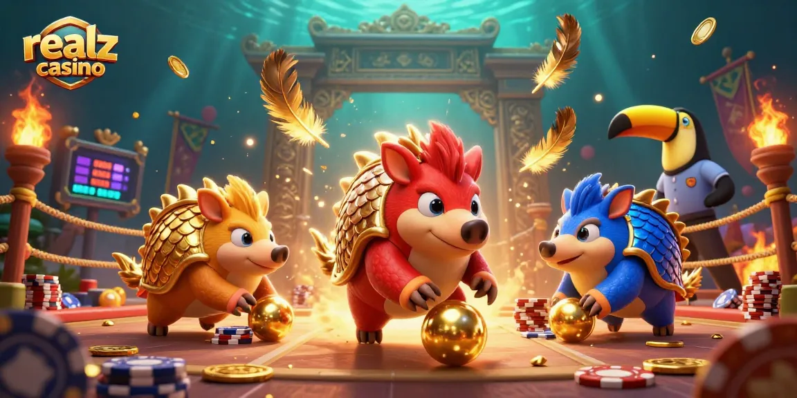 Engage in thrilling games at realz casino with dynamic pangolins and exciting casino elements.